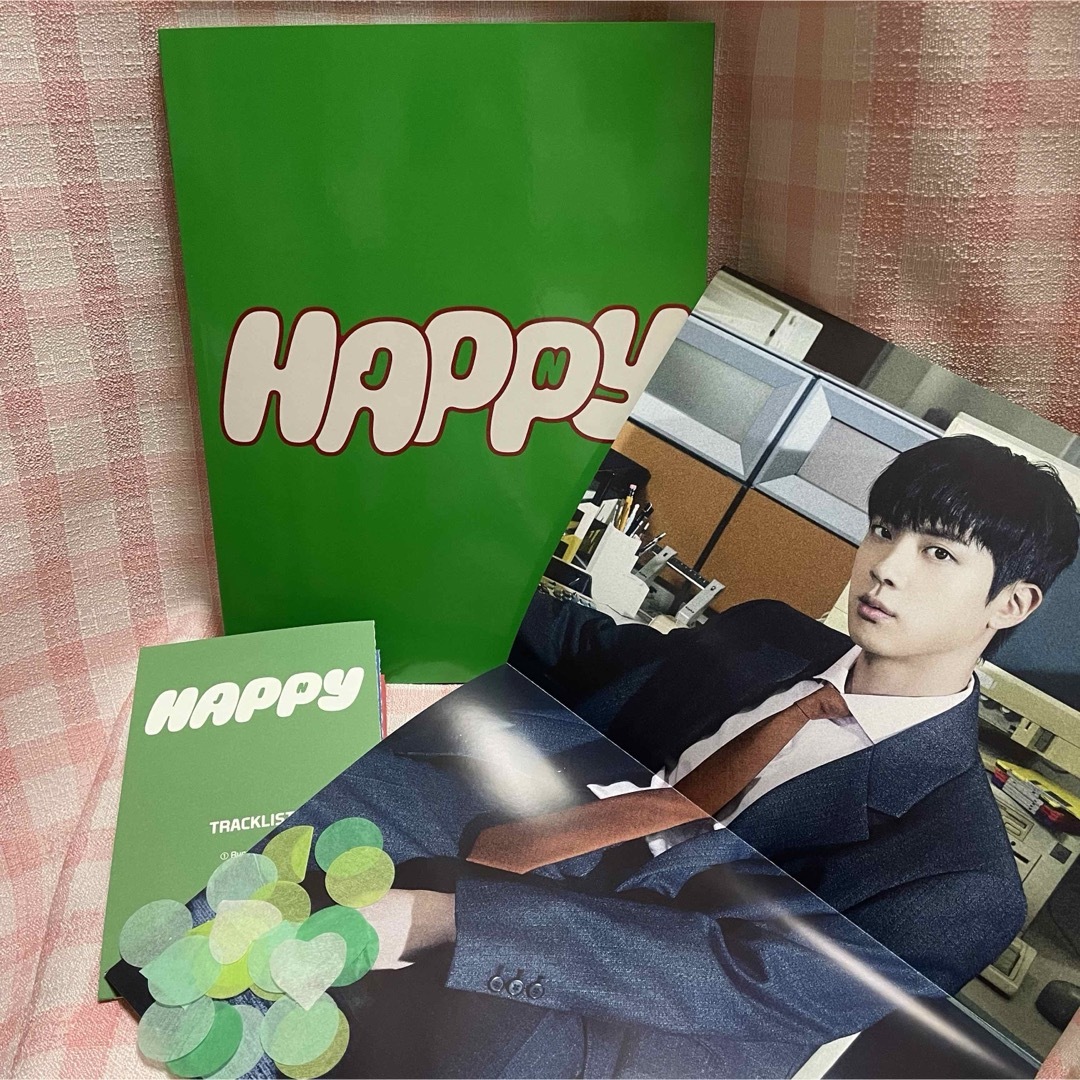 防弾少年団(BTS) - BTS JIN ジン HAPPY CD アルバム 緑 青 2形態セット