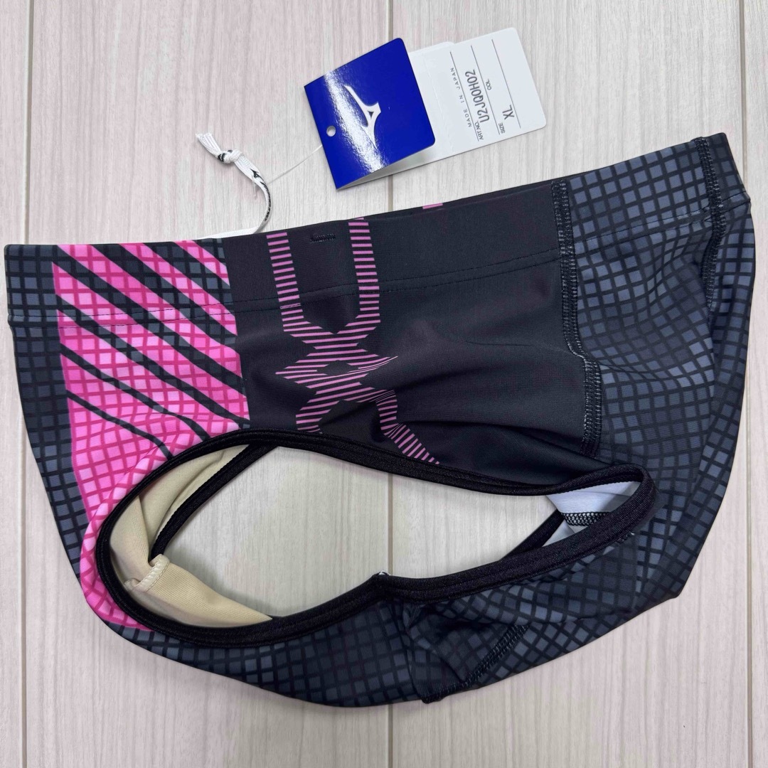 MIZUNO - ミズノ 女子陸上ユニフォーム上下 XLサイズ ピンク×ブラック