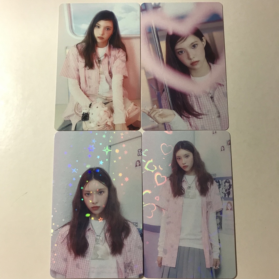 ILLIT ユナ 特典トレカ 4枚の通販 by よう｜ラクマ