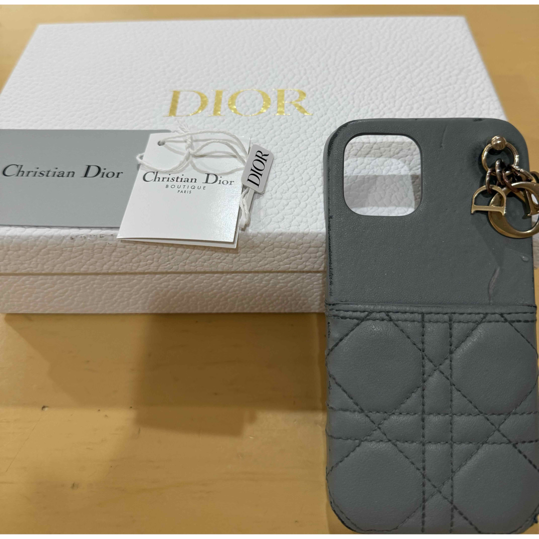 Christian Dior - Lady Dior iPhone 12ケースカナージュ ラムスキンの