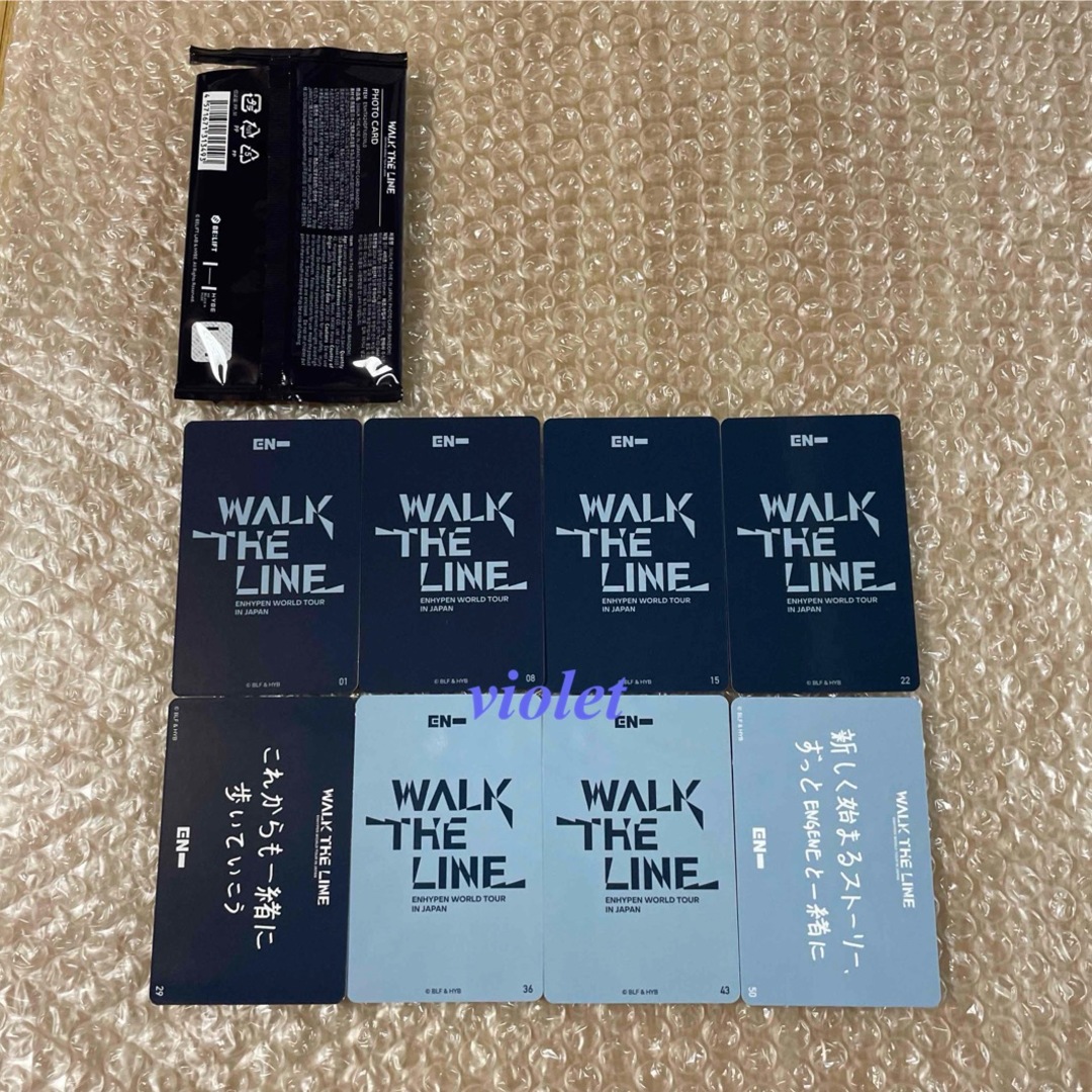 ENHYPEN - ジョンウォン トレカ WALK THE LINE コンプ 8枚の通販 by