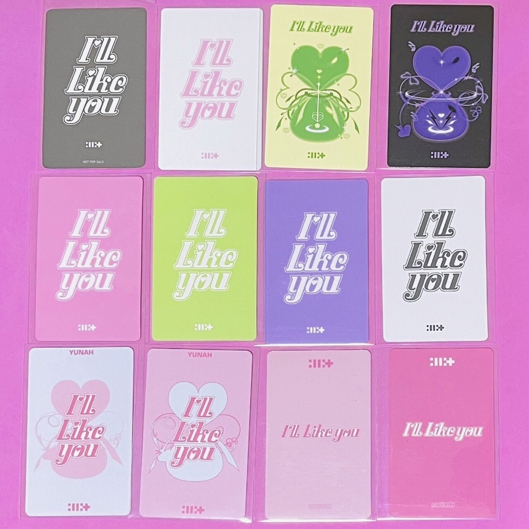 ILLIT アイリット ユナ トレカ 封入 特典 I'LL LIKE YOUの通販 by