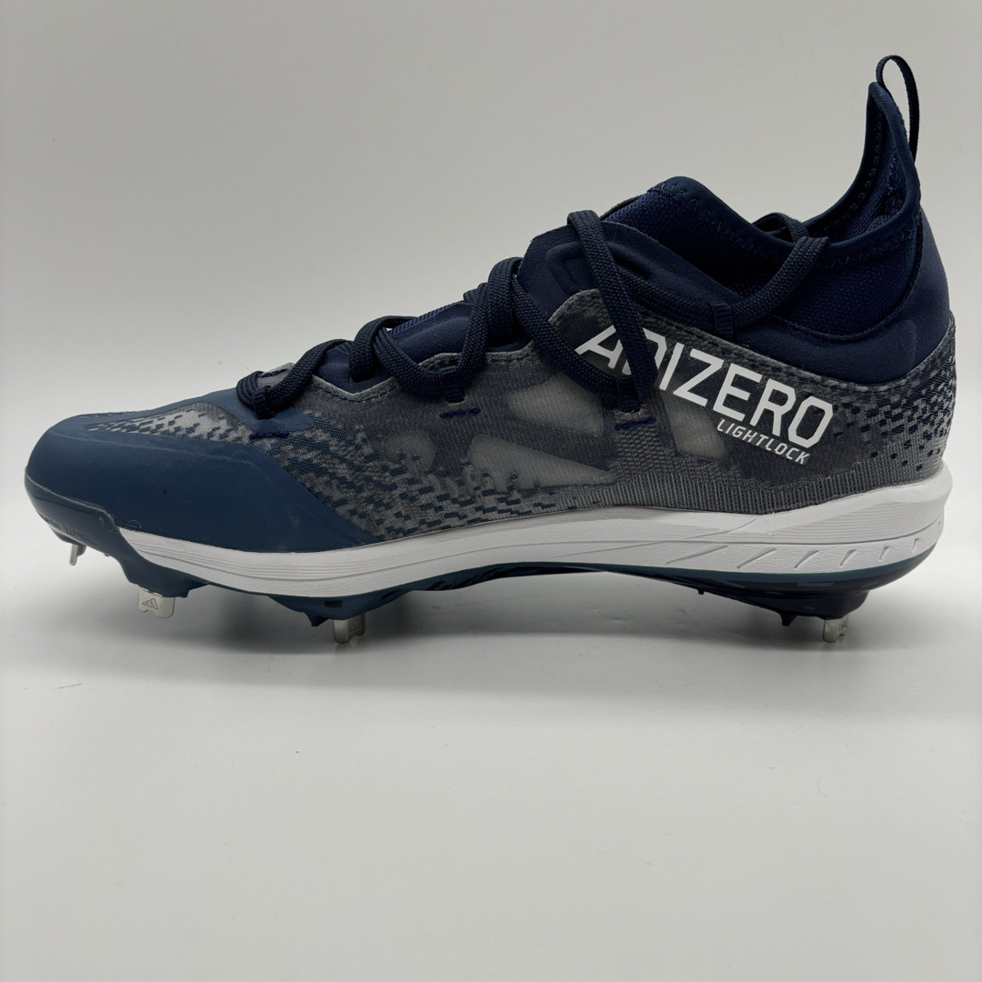 adidas - adidas 野球 スパイク ネイビー 紺 金具 27.5㎝ ミドルカット