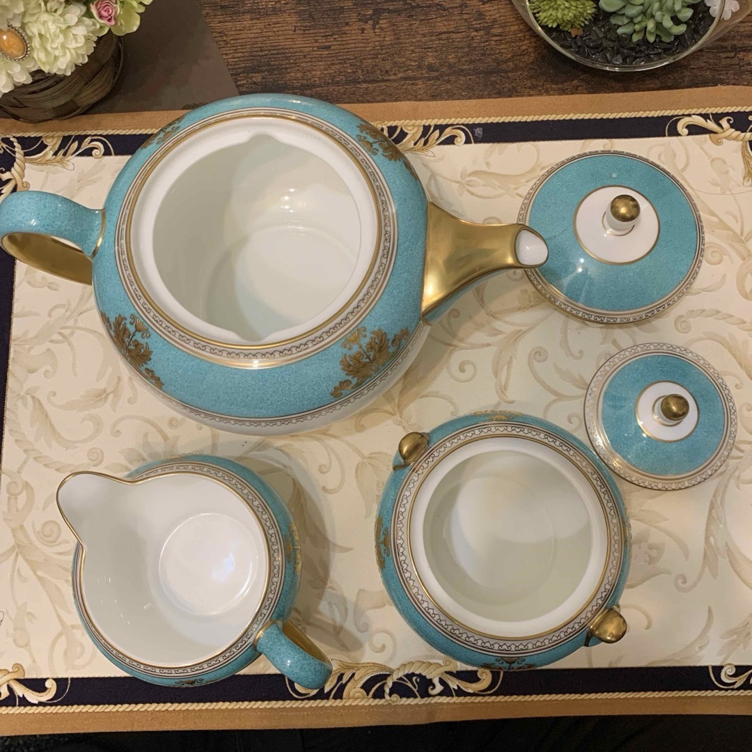 WEDGWOOD - 未使用 ウェッジウッド コロンビア パウダー ターコイズ