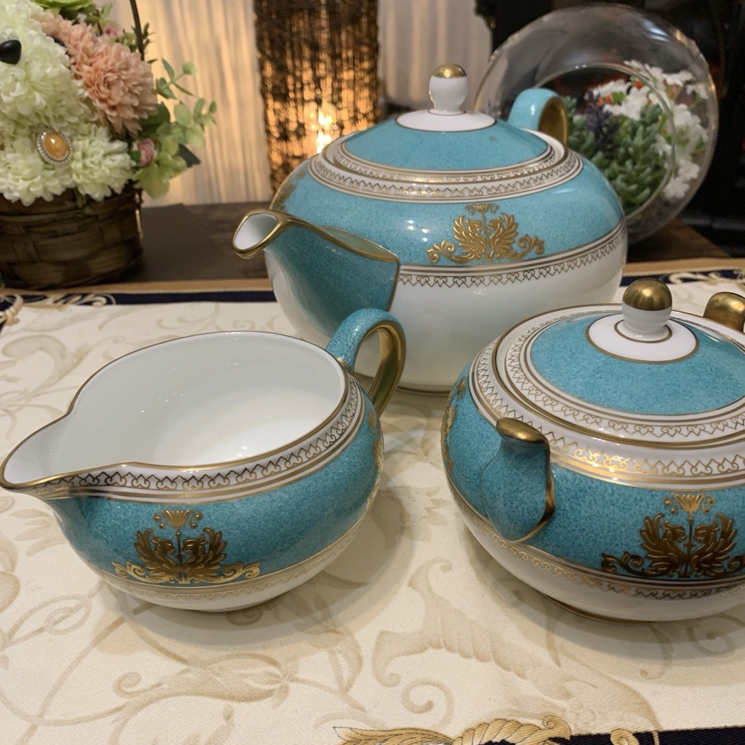 WEDGWOOD - 未使用 ウェッジウッド コロンビア パウダー ターコイズ