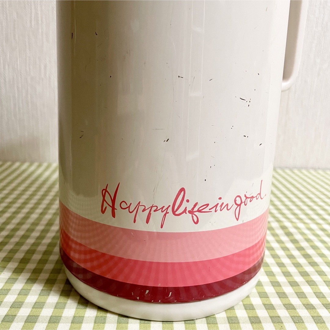 TIGER - 昭和レトロポップ タイガー魔法瓶 ポット ピンクとグリーン