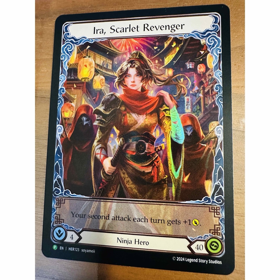 Ira, Scarlet Revenger 1枚 アイラ プロモ RF FaBの通販 by Lei's shop