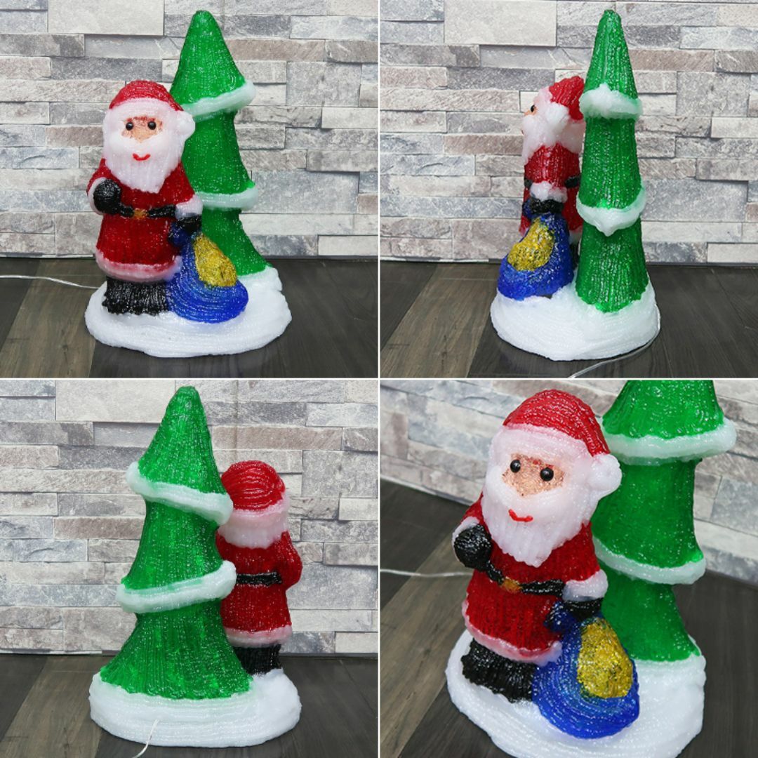 クリスマス LED オブジェ クリスマスライト サンタクロース TAC-68の