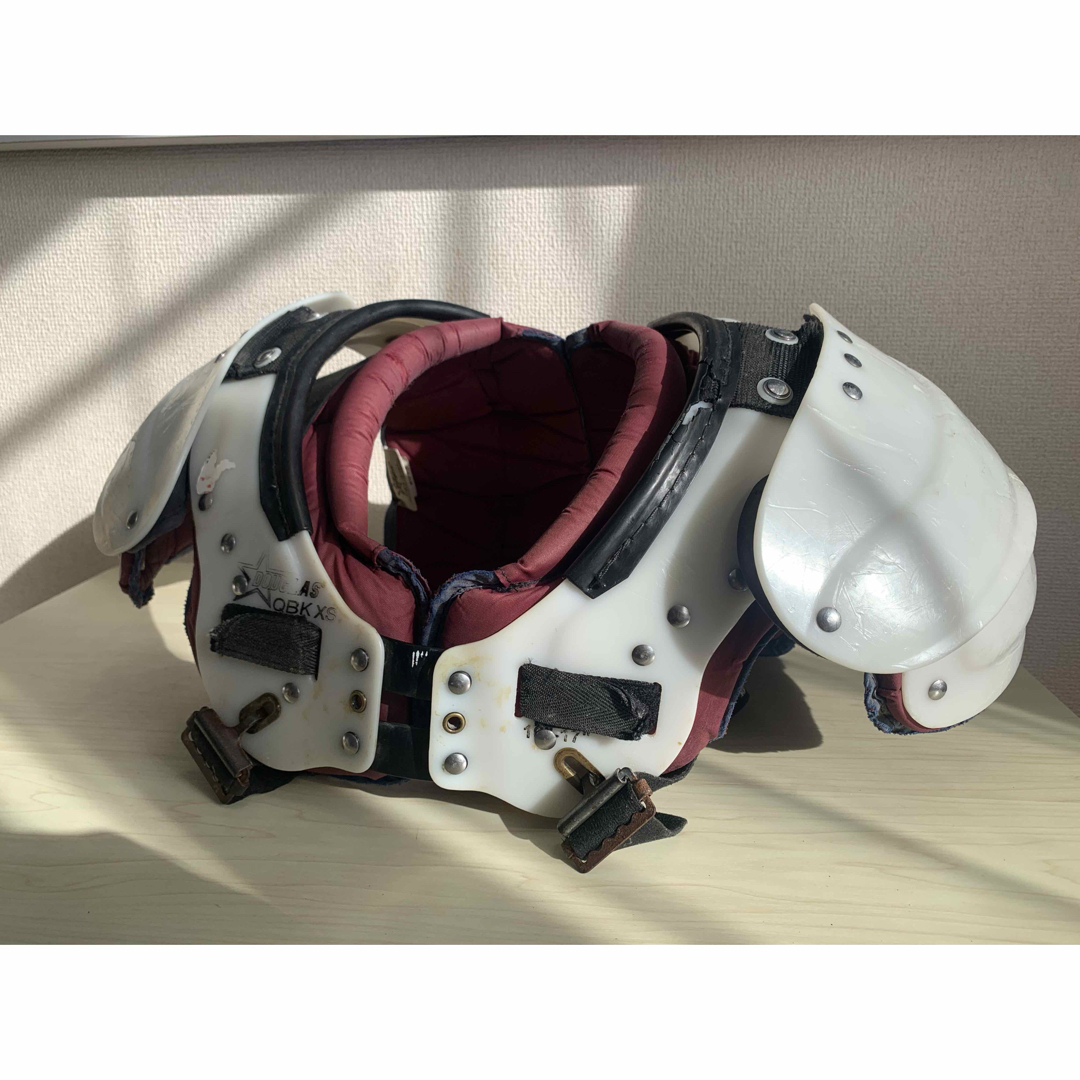 Douglas QBK XS ショルダーパッド レッド/ホワイト Douglas QBK XS