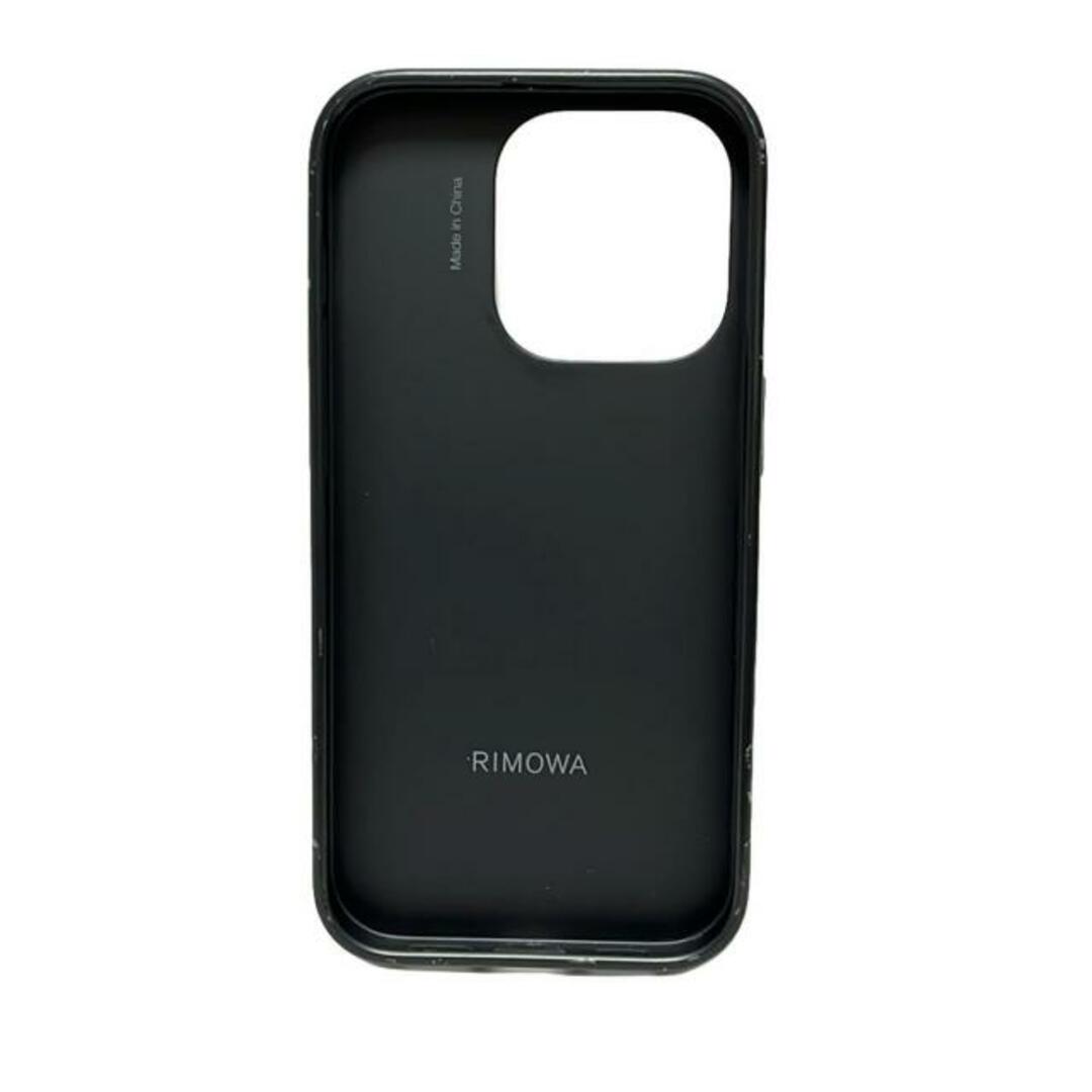 RIMOWA - RIMOWA(リモワ) 携帯電話ケース - 黒 iPhoneケース