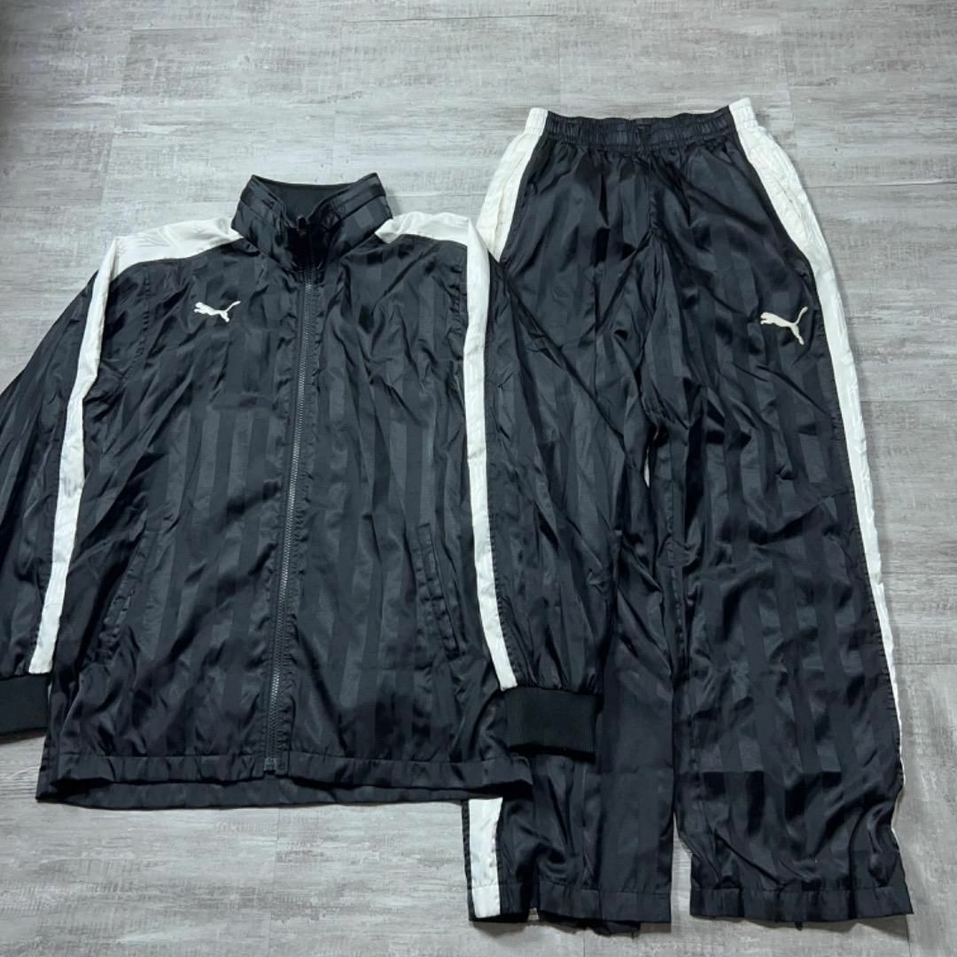 PUMA - 00s PUMA プーマ ウィンドブレーカー 上下 セット ストライプ S