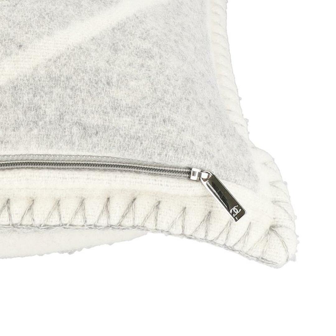 CHANEL - CHANEL シャネル/ココマークカシミヤ混クッション/グレー/A