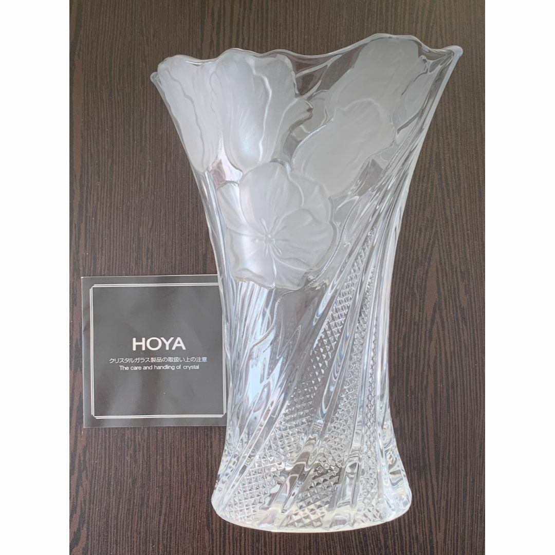 HOYA CRYSTAL FLOWER VASEの通販 by Danke's shop｜ラクマ