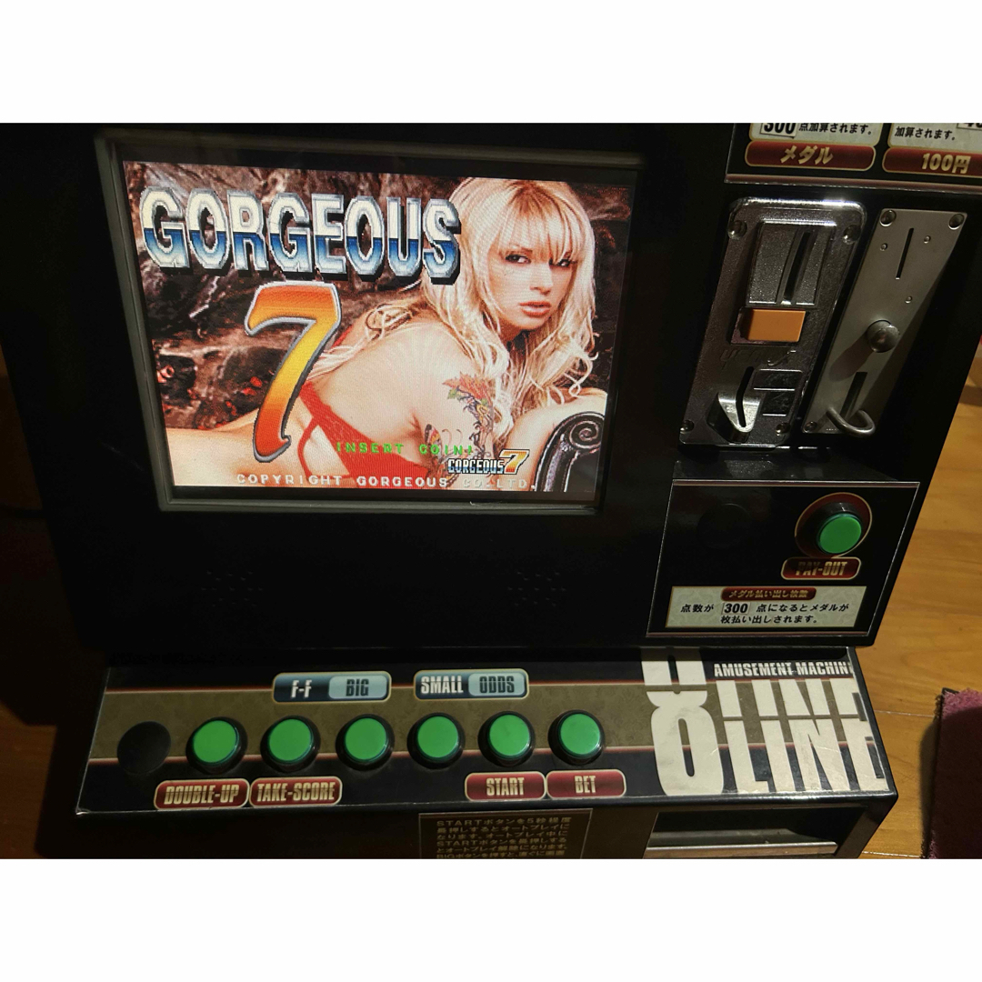 昭和レトロ レトロ卓上ゲーム機 スロットマシン エイトラインの通販 by