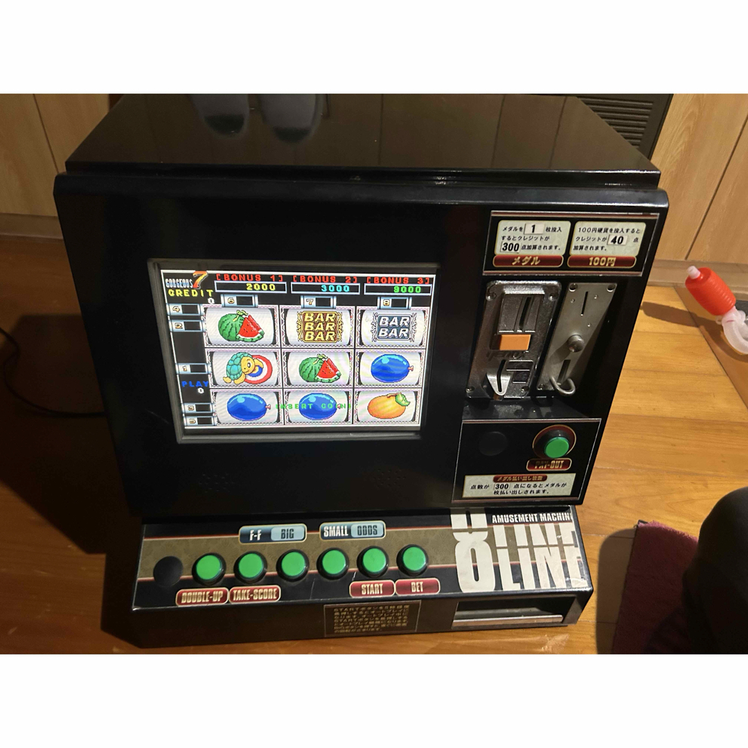 昭和レトロ レトロ卓上ゲーム機 スロットマシン エイトラインの通販 by