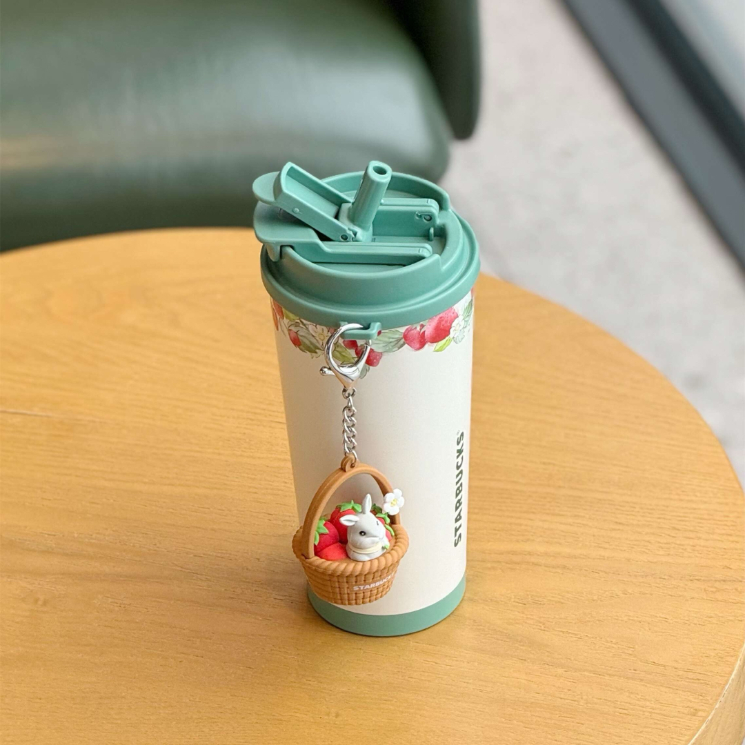 海外限定 中国 スターバックス うさぎ いちご ステンレスタンブラー 2