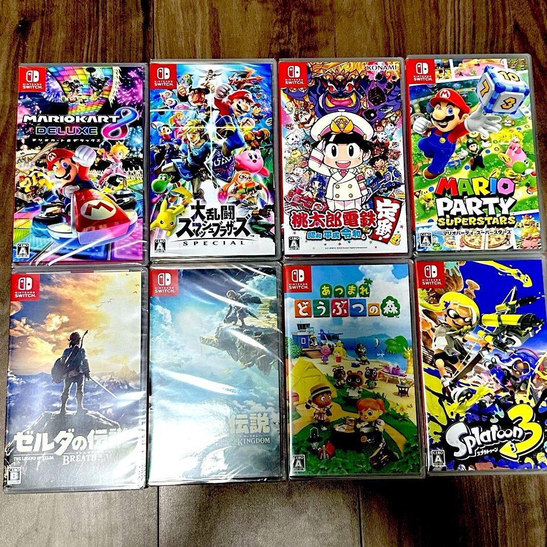 Nintendo Switch ソフト8本 新品未開封の通販 by ただっち's shop｜ラクマ