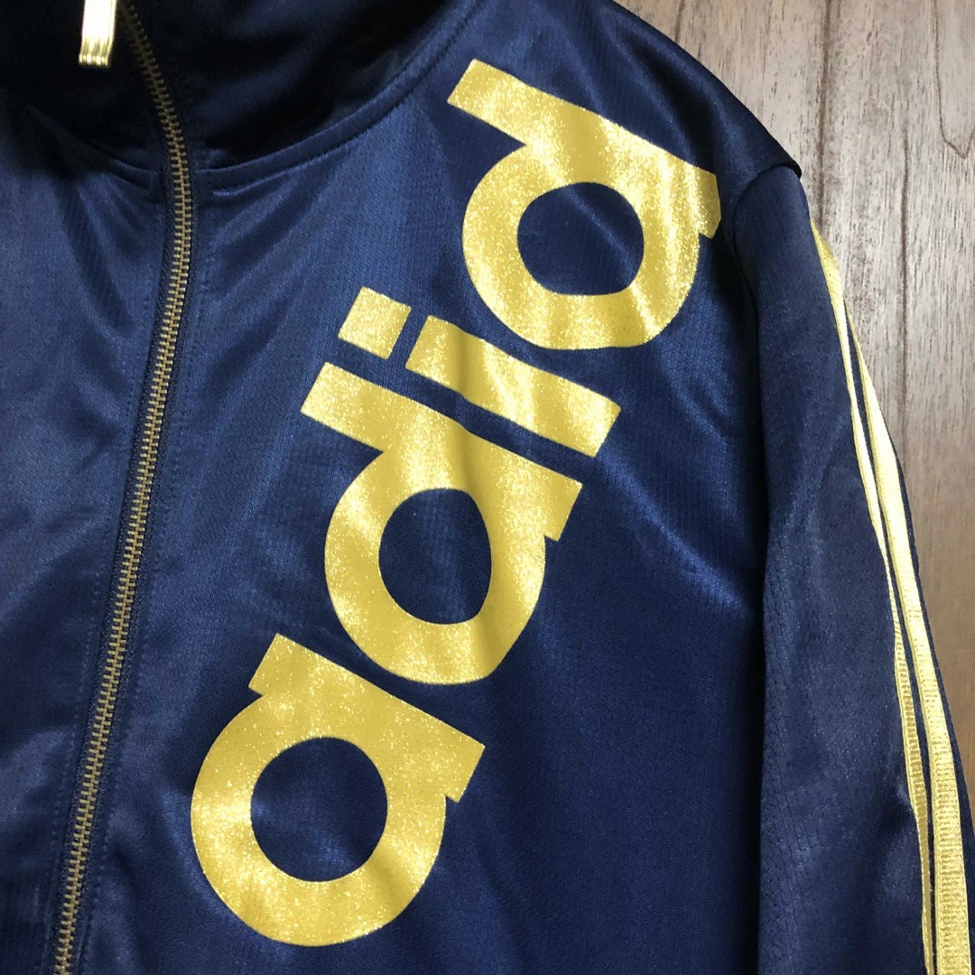 adidas - アディダス ジャージ 上下セット ネイビー ゴールド サッカー