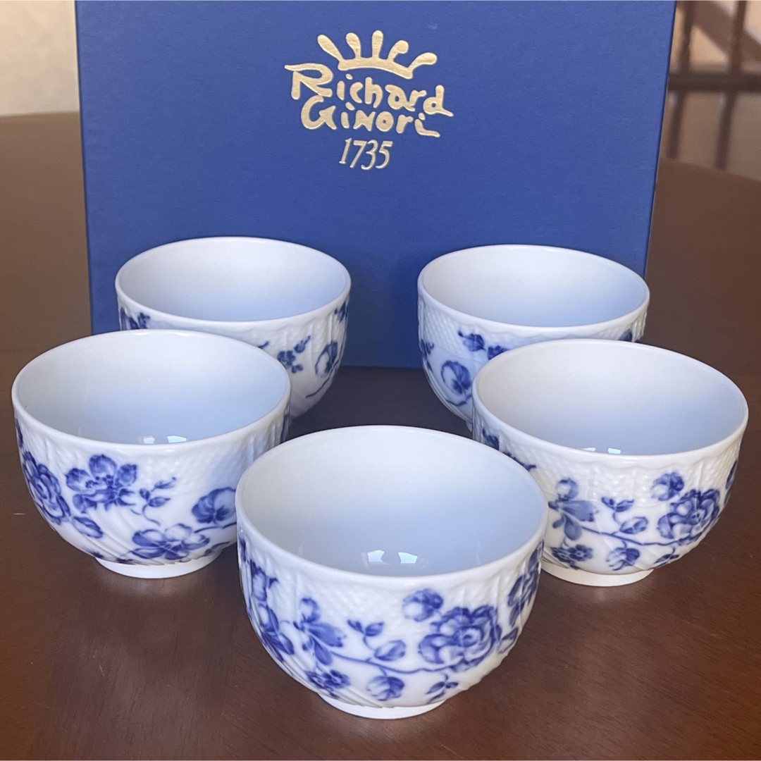 Richard Ginori - 【新品】リチャードジノリ☆ローズブルー☆お湯呑み