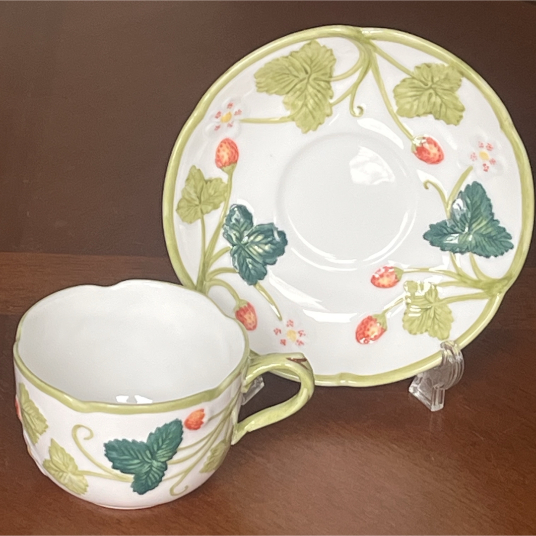 MINTON - 【希少品】ミントン☆ヴィクトリアストロベリー☆C/S 2客（お