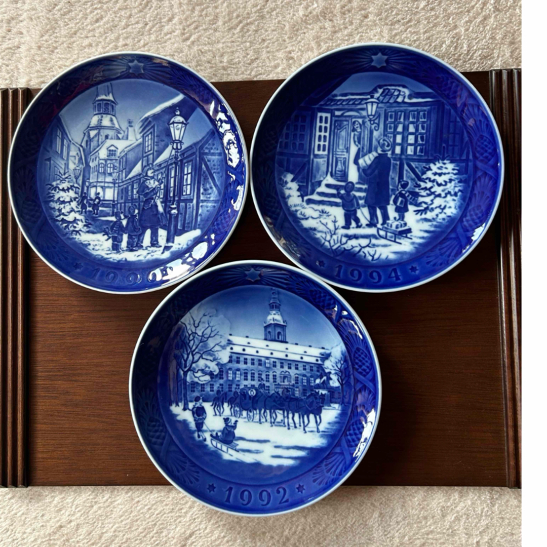 ROYAL COPENHAGEN - ロイヤルコペンハーゲンイヤープレート三枚の通販