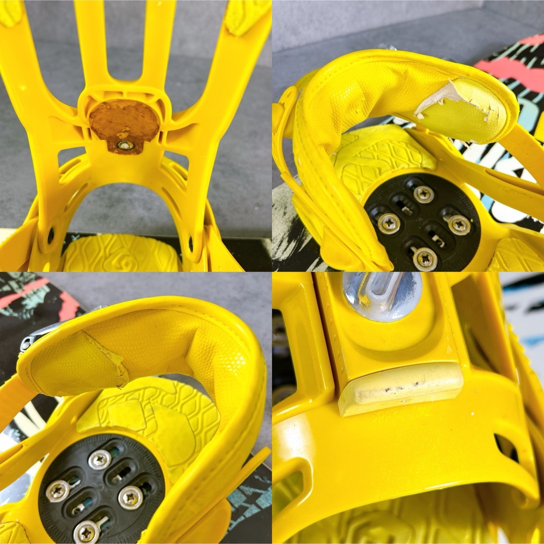 ZUMA イエロービンディング スノーボード、ブーツ、ケース4点セット