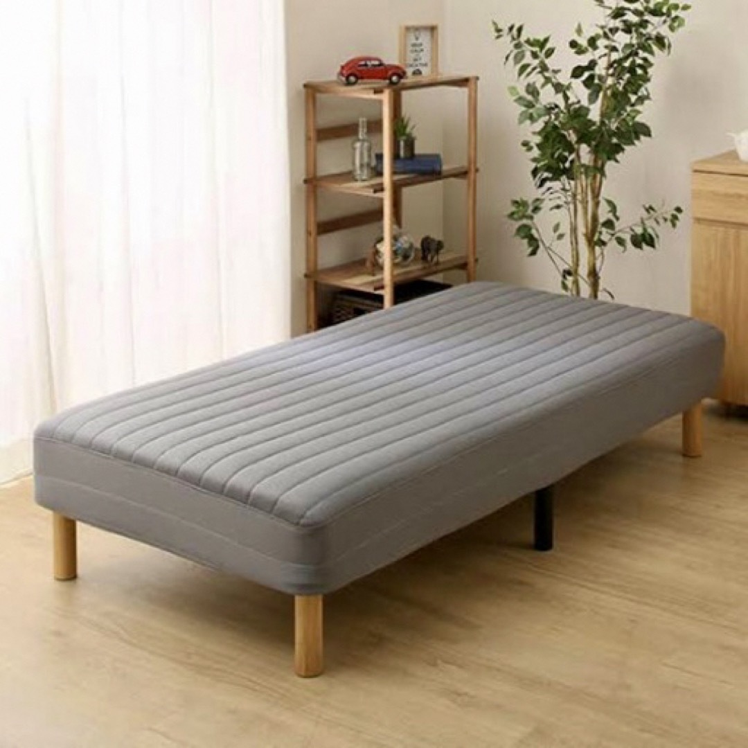 ニトリ - ☆美品☆脚付きコイルマットレス シングル ベッド ニトリ
