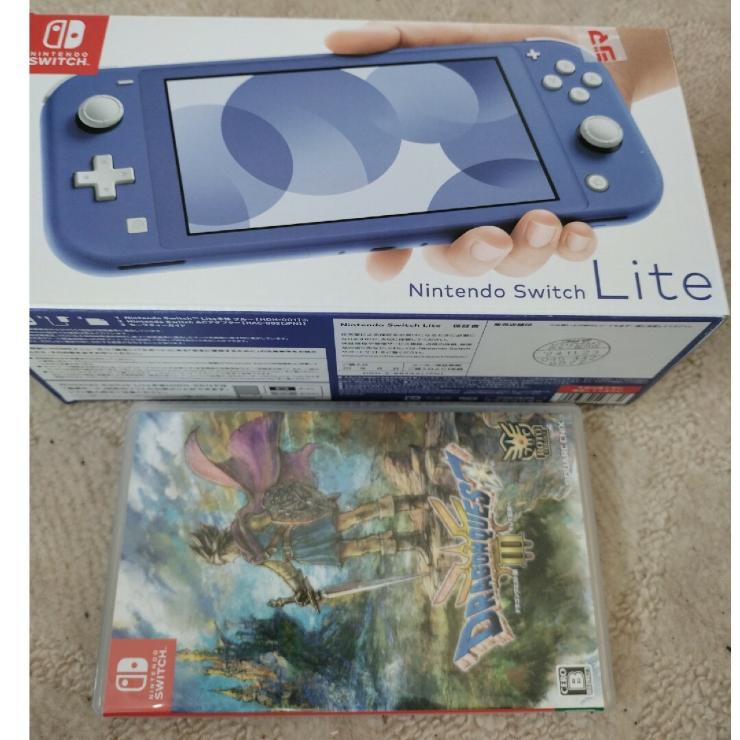 Nintendo Switch - Nintendo Switch LITE & DQ3の通販 by kisayosh's