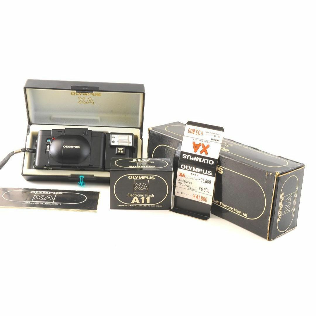 C7001】OLYMPUS オリンパス XA A11 フィルムカメラ ケース付 C7001