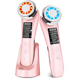 ピンク 美顔器 5つのエステ機能搭載の通販 by みゆき's shop｜ラクマ