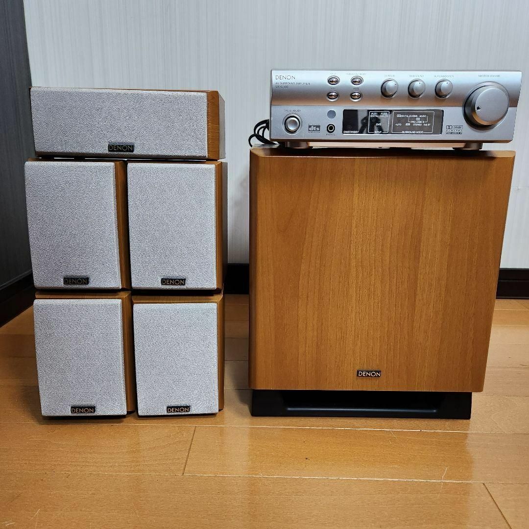 良品♪動作確認済♪】デノン ホームシアター システム DHT-300 木目の