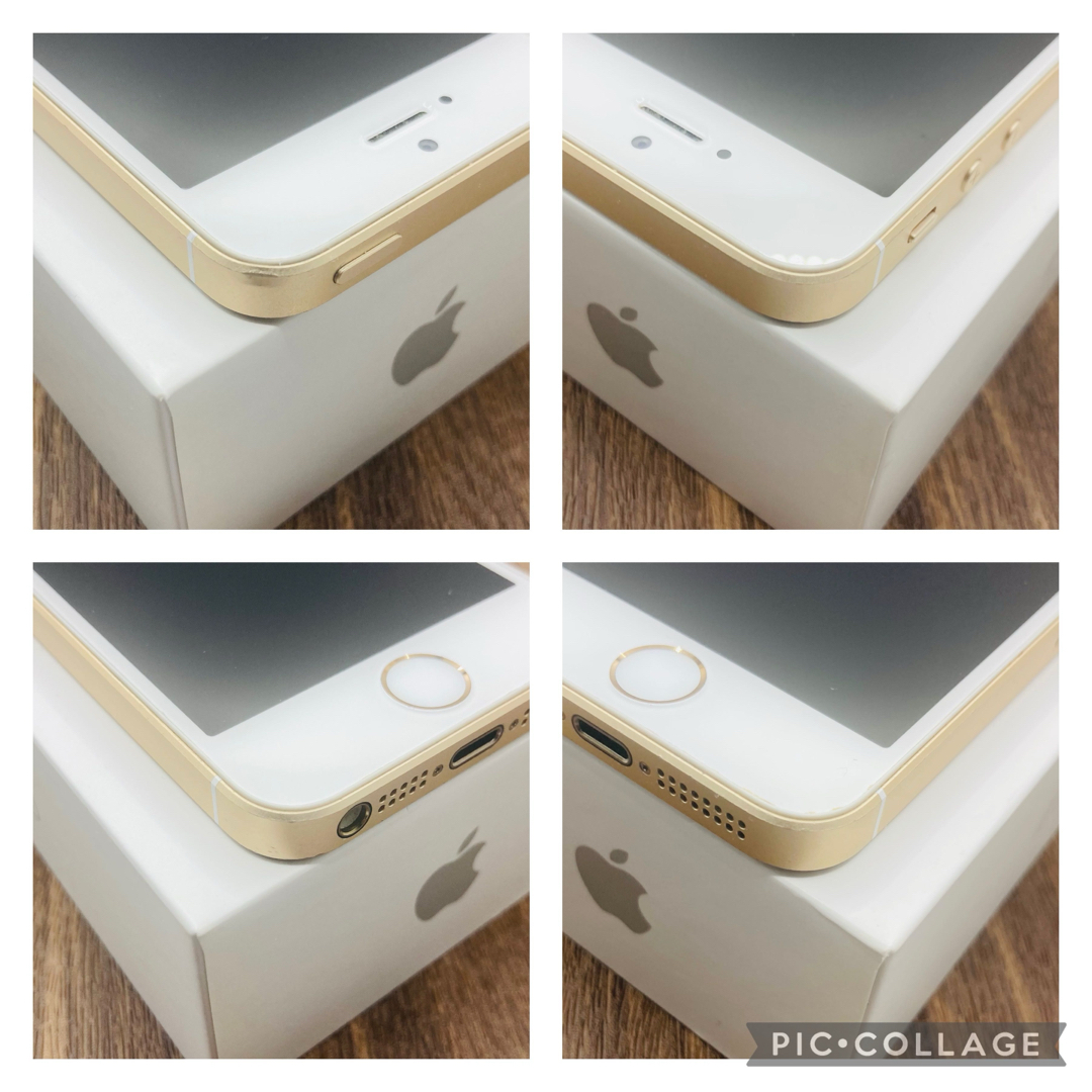 iPhone - iPhoneSE ゴールド 128GB SIMフリー 新品バッテリーの通販 by