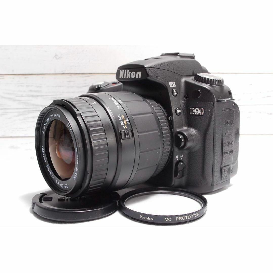 ✨スポーツ観戦もOK✨カメラバッグ付 ✨Nikon D90ダブルレンズセット