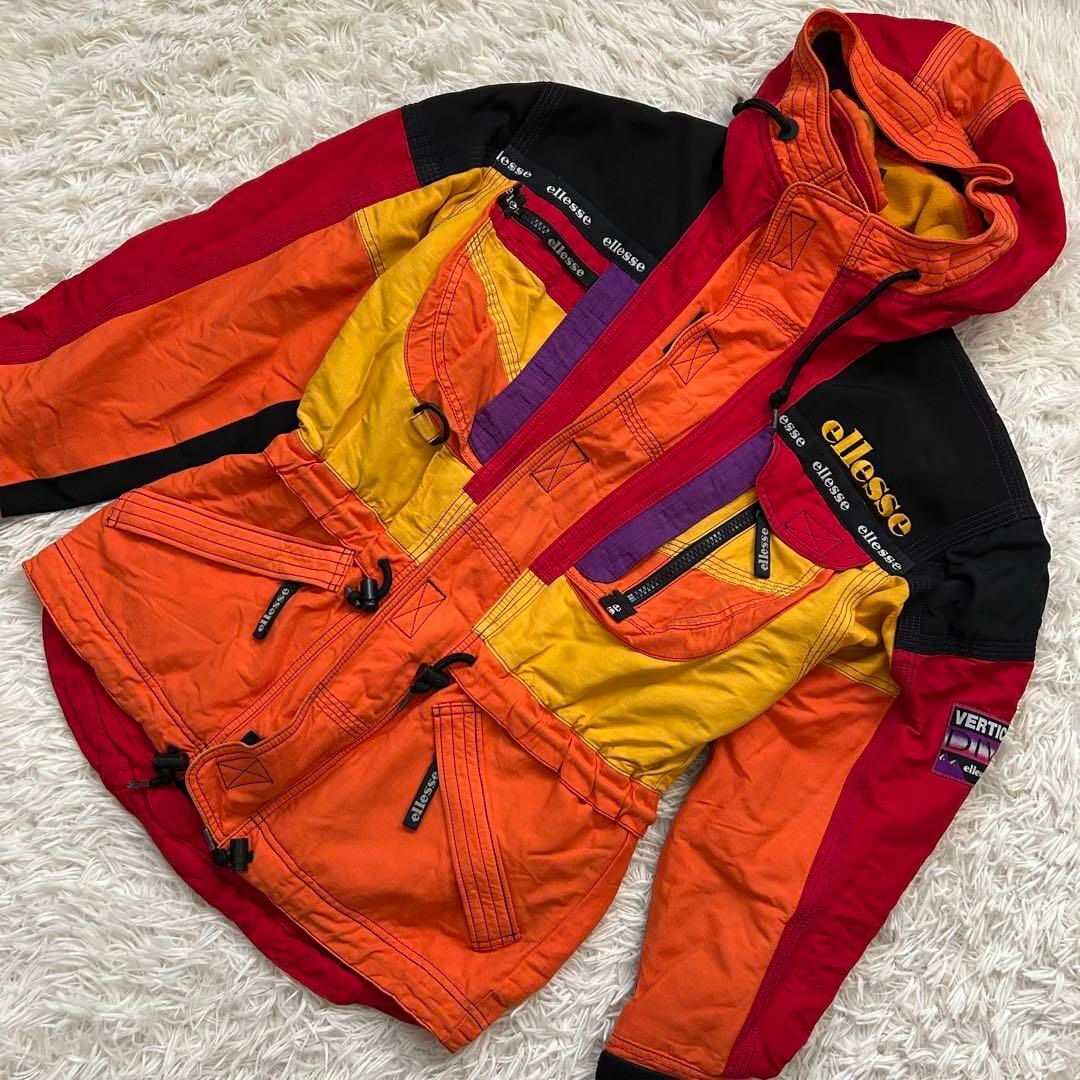 ellesse - スキーウェア セットアップ エレッセ メンズ 派手 マルチ