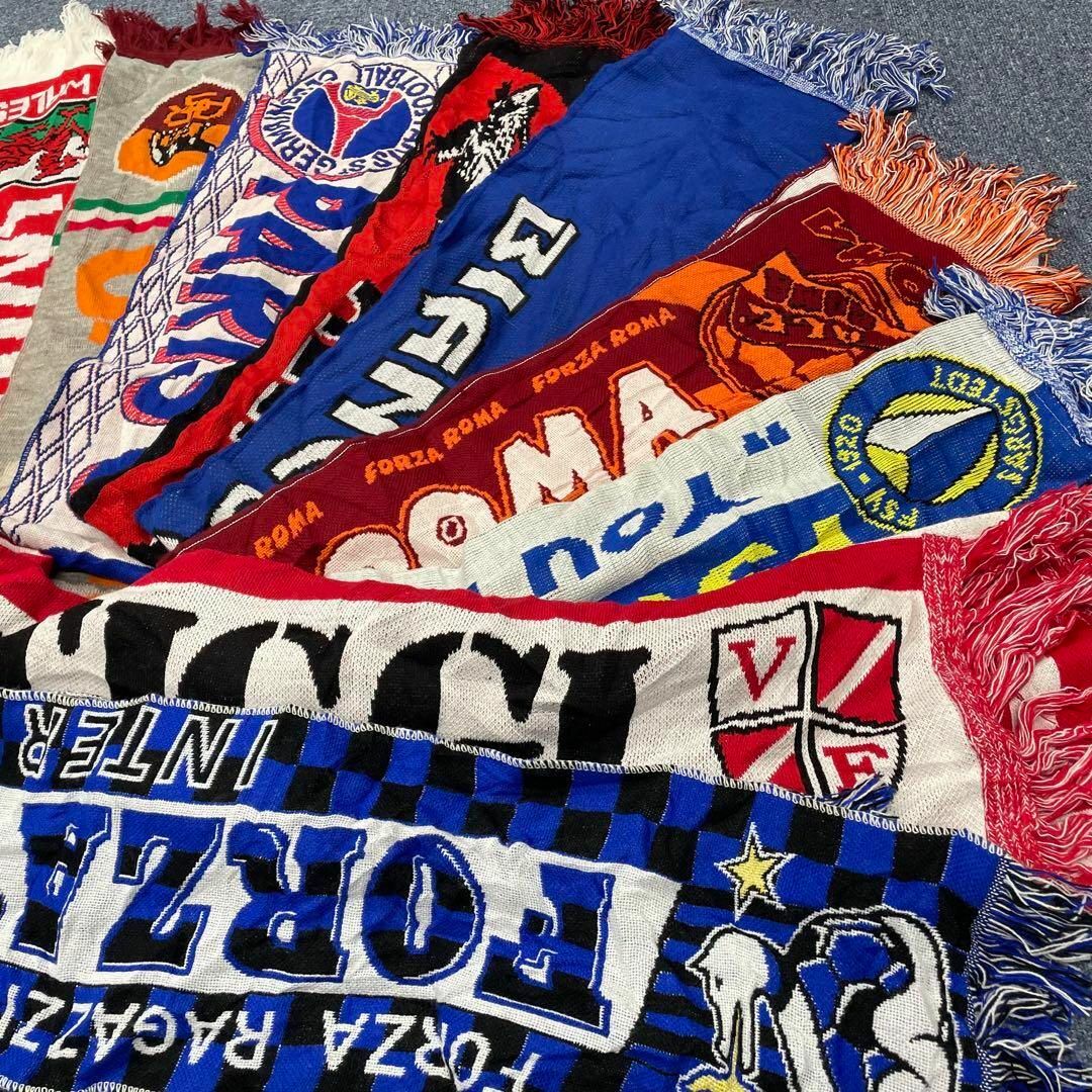 サッカーマフラー クラブチーム 2本まとめ売りの通販 by ノア｜ラクマ