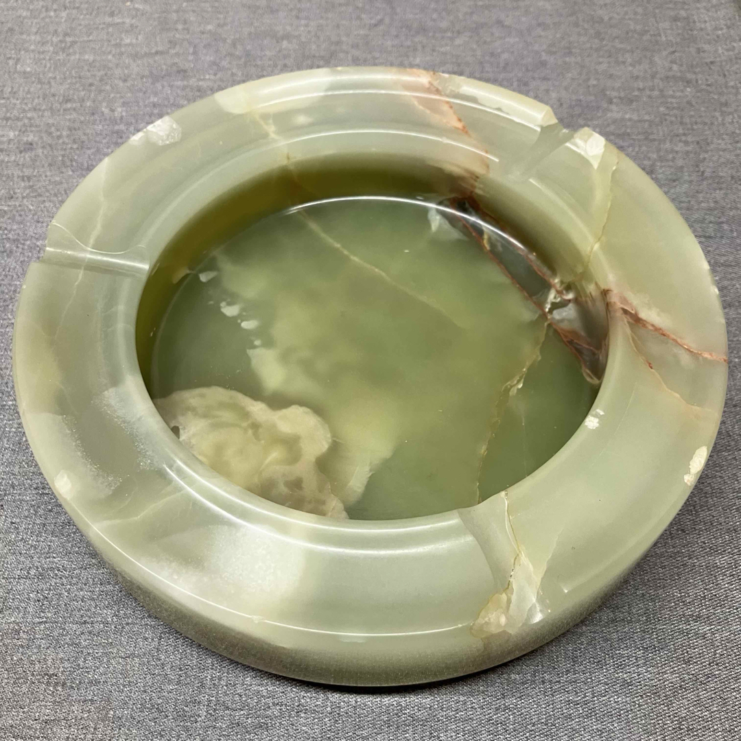 N①3103】大理石 灰皿ライターセット 昭和レトロ ビンテージの通販 by