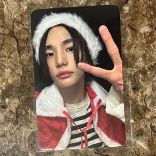 Stray Kids - ヒョンジン クリスマス HOP POPUP ラキドロ 特典トレカの