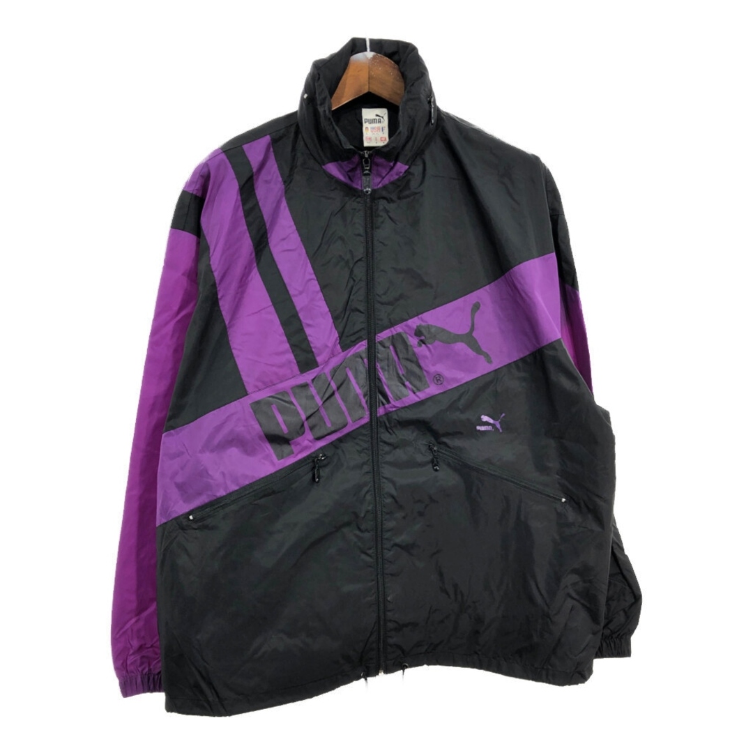 PUMA - 90年代 PUMA プーマ ナイロンジャケット スポーツ ブラック