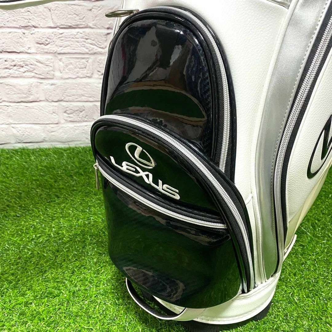 LEXUS - 【美品】レクサス LEXUS キャディバッグ ゴルフバッグ