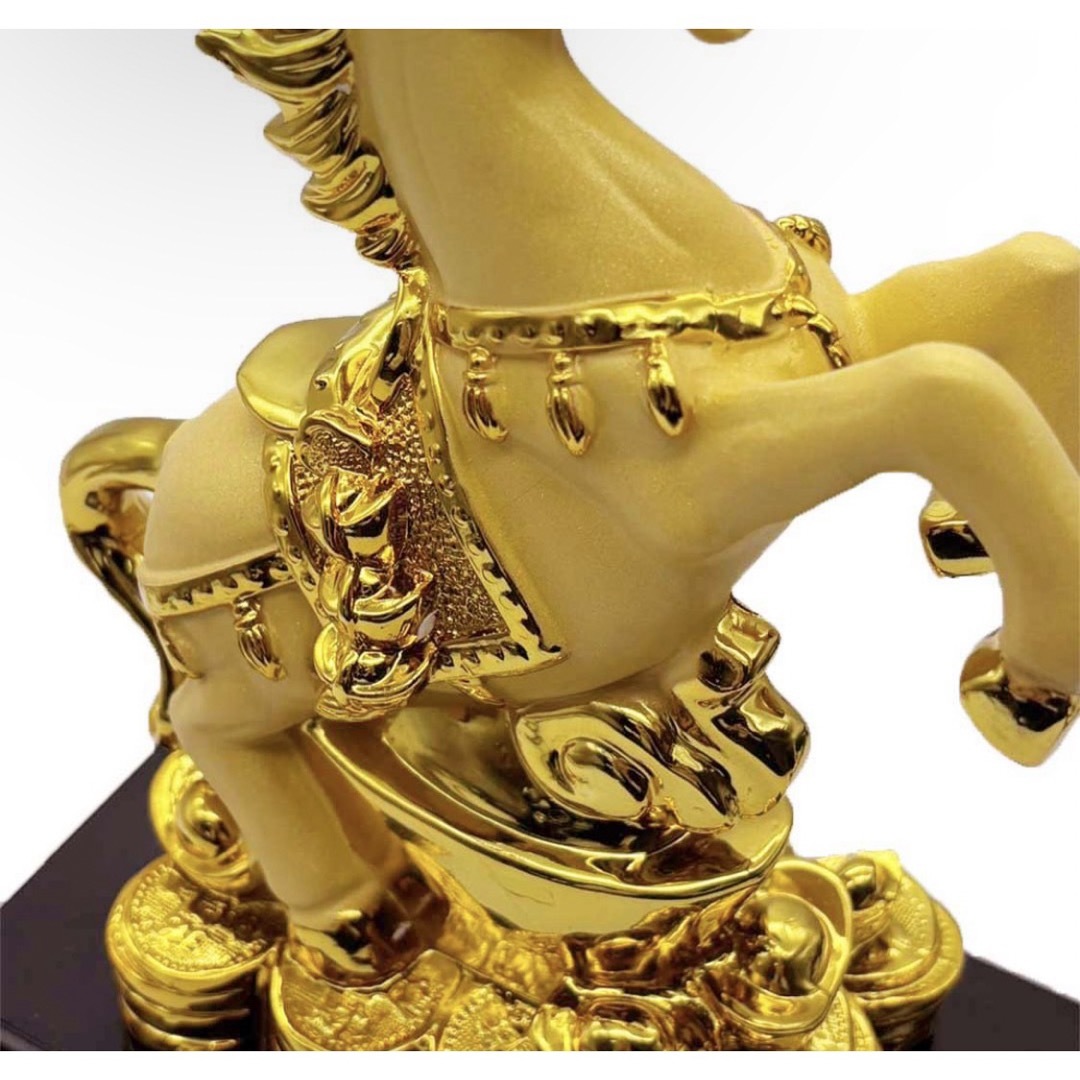 置物 馬 黄金 干支 風水アイテム 金運アップ 財運 金運 健康 仕事 商売
