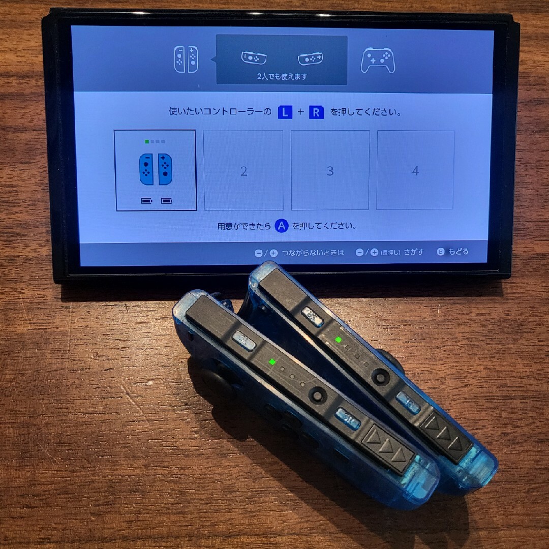 Nintendo Switch - Nintendo Switchジョイコン クリアブルー 動作確認