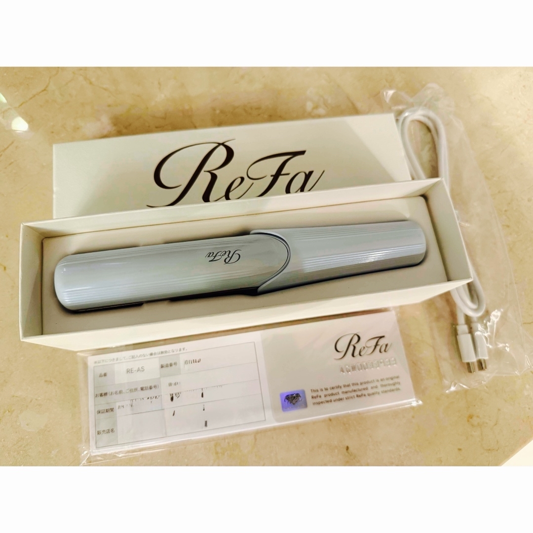 ReFa - リファ フィンガーアイロン 新品同様 保証期間内の通販 by