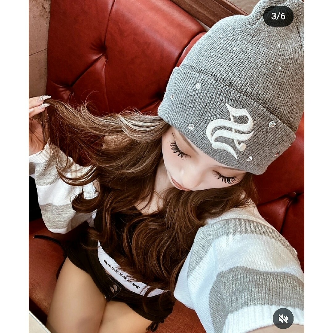 Avail - アベイル❤ニット帽 グレー 翔子さんコラボ SUREVE×Shoko の