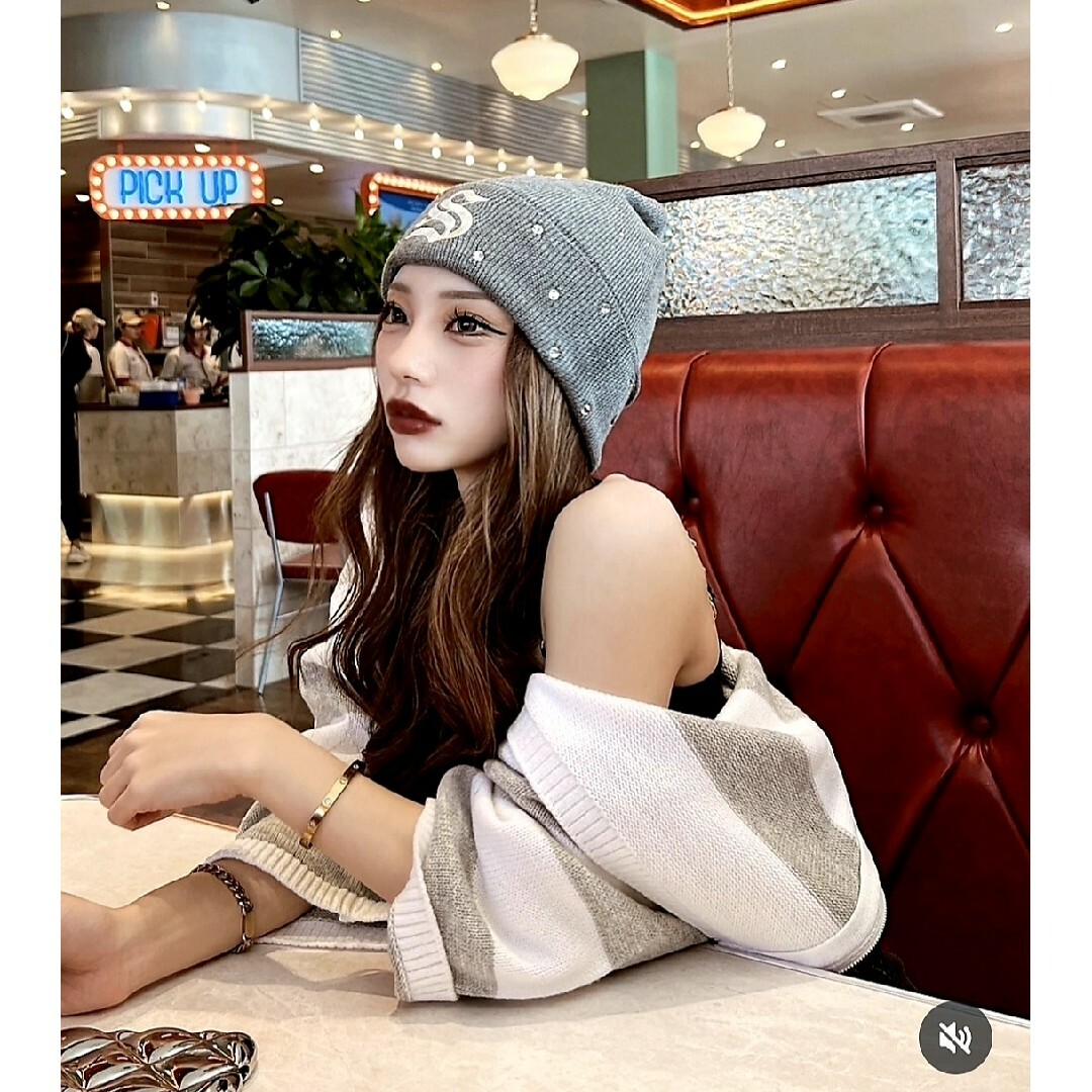 Avail - アベイル❤ニット帽 グレー 翔子さんコラボ SUREVE×Shoko の