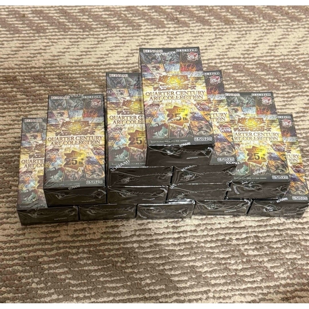 遊戯王クォーターセンチュリーアートコレクション25th 12boxシュリンク付き