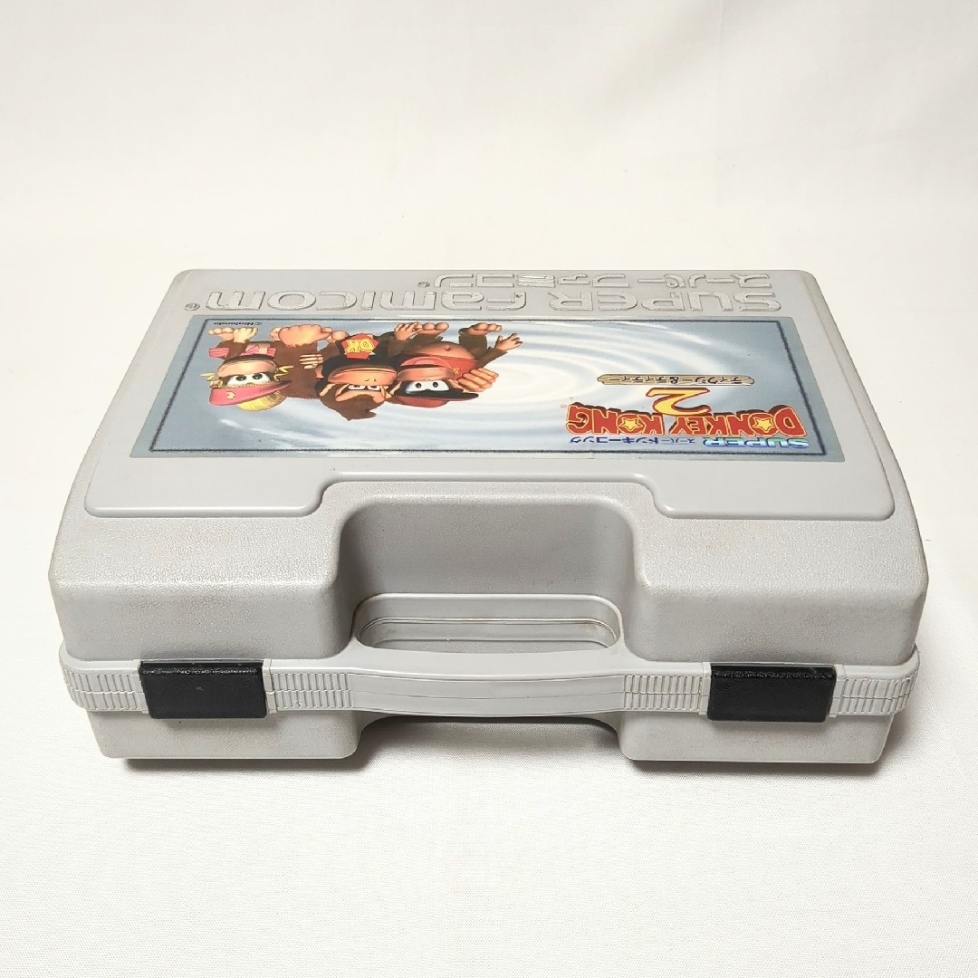 レトロ スーパーファミコン ドンキーコング2 カセットケース 収納BOXの