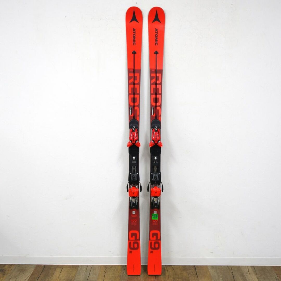 美品 アトミック ATOMIC REDSTER G9 R 177cm ビンディング X12 レッド