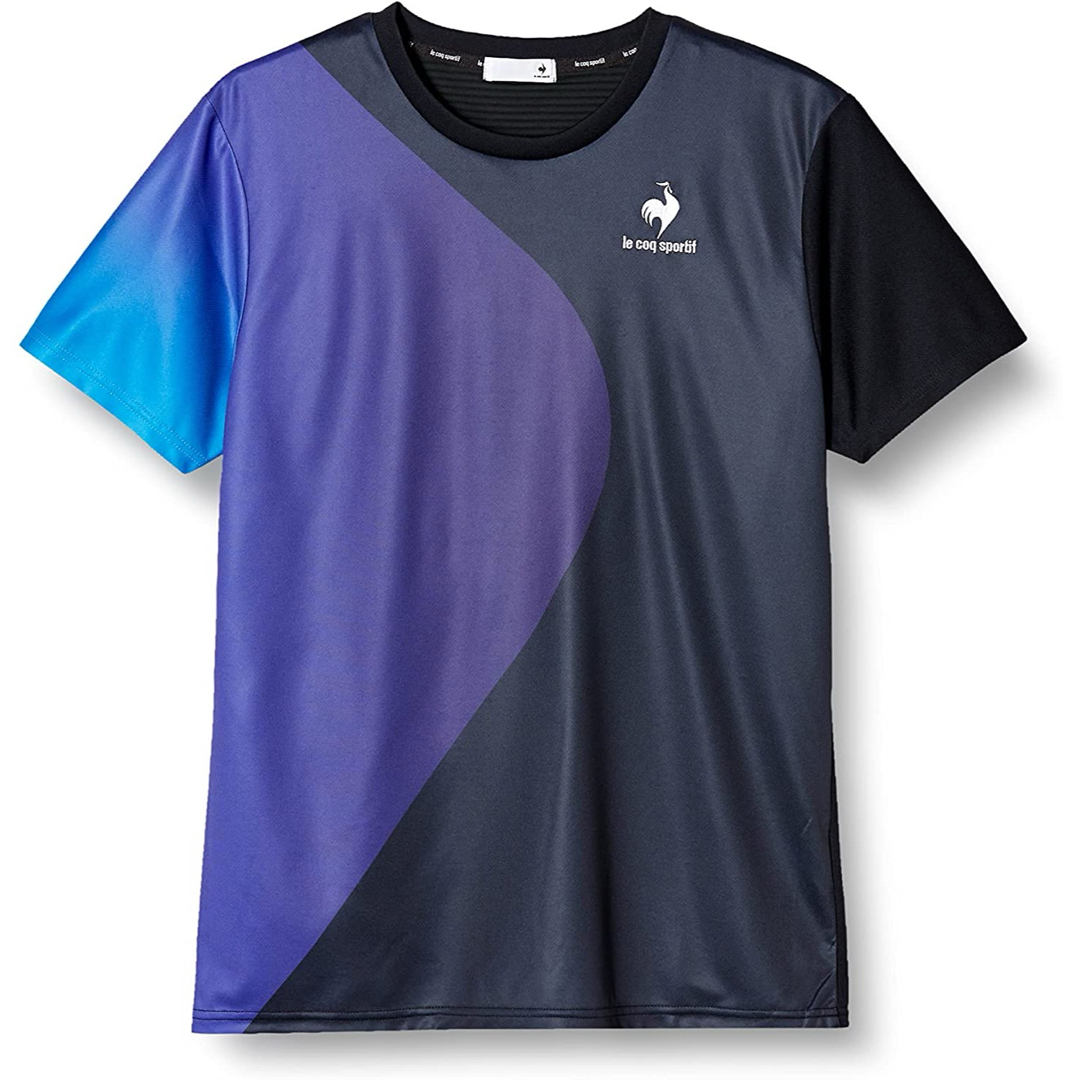 le coq sportif - ルコックスポルティフ テニスウェア 半袖Tシャツ紺