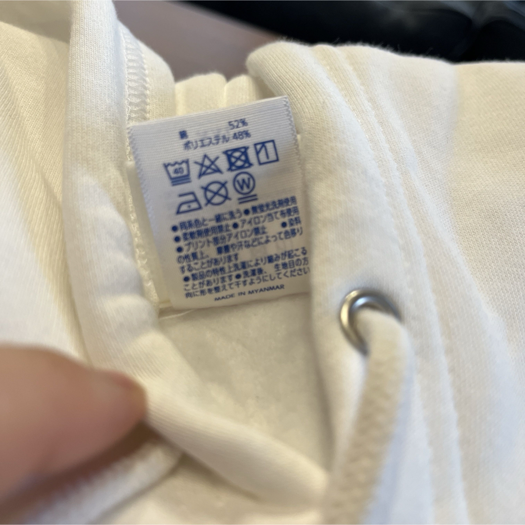 新品未使用 テトラポッツ ホワイトパーカー スウェットXXL 美品の通販