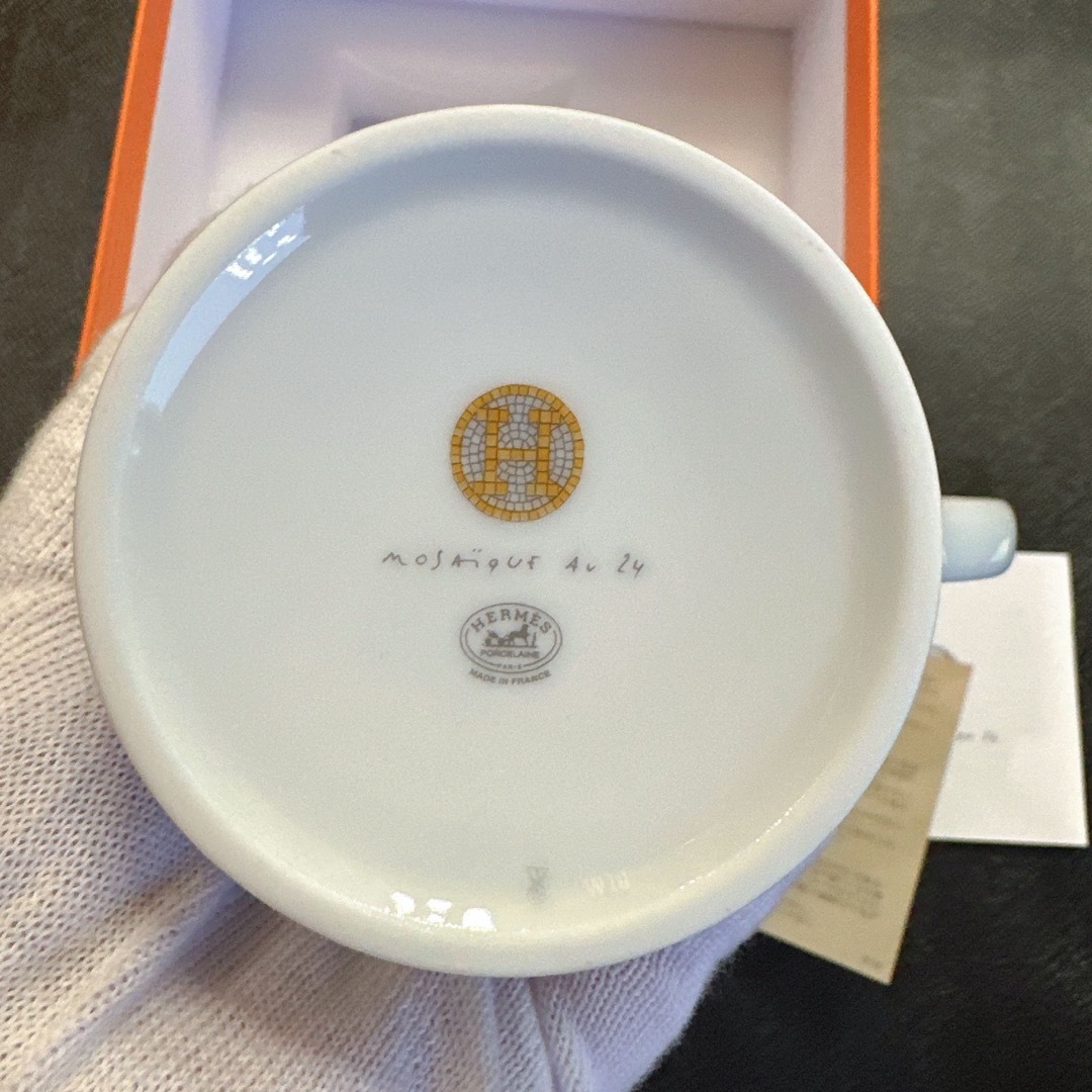 HERMES - 新品 エルメス モザイク24 ヴァンキャトル 〈ゴールド〉 ｜個